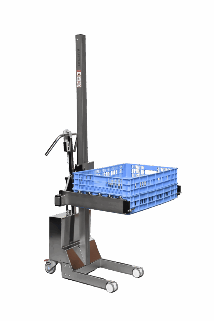 mini gerbeur Fourche de préhension à taquets pour bacs