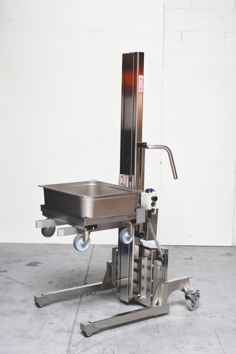 Happylift200 et 300 : Fourche pour socle rouleur inox