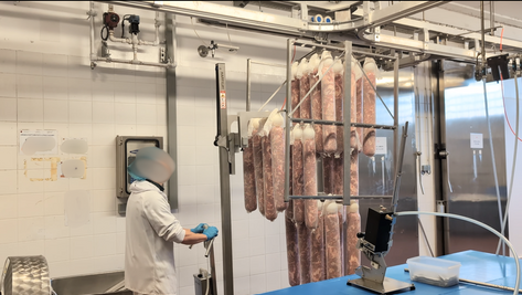 Fourche de préhension industrie agroalimentaire