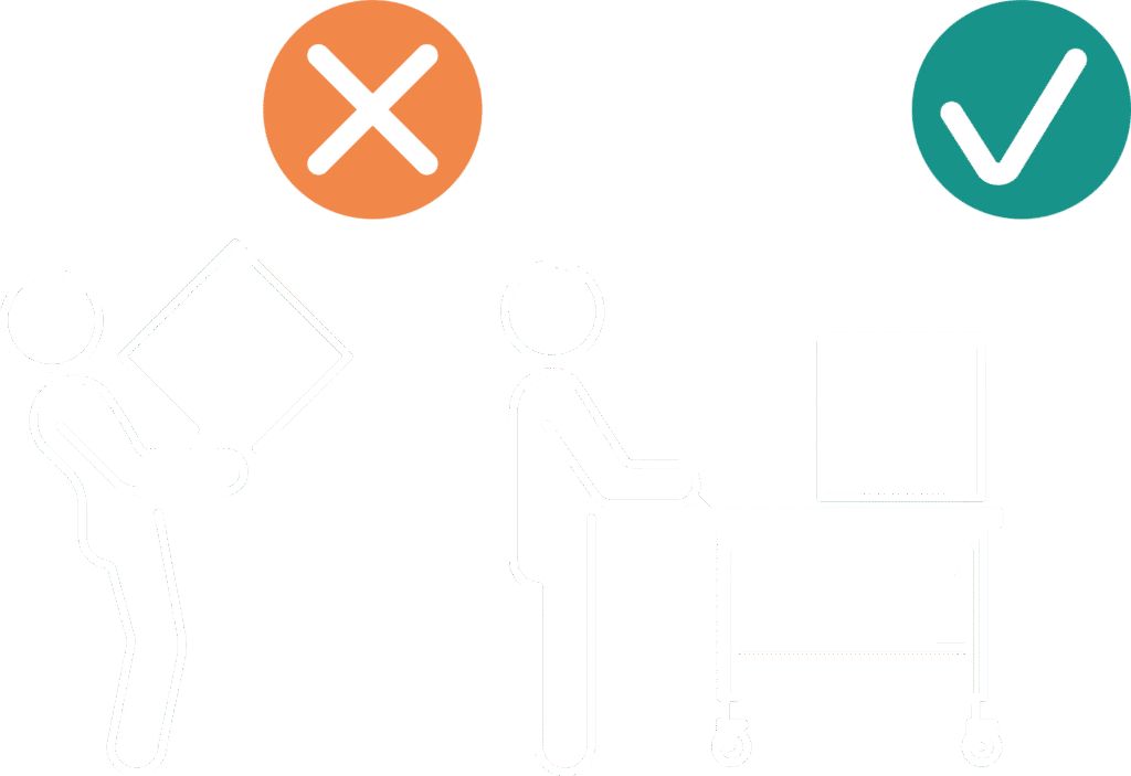 table élévatrice mobile ergonomique