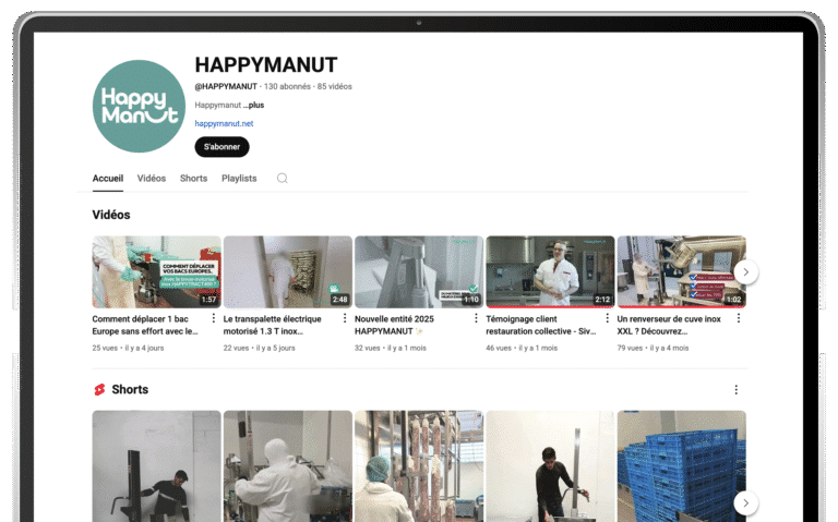 chaine youtube happymanut