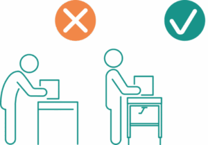 manual height-adjustable tables posture